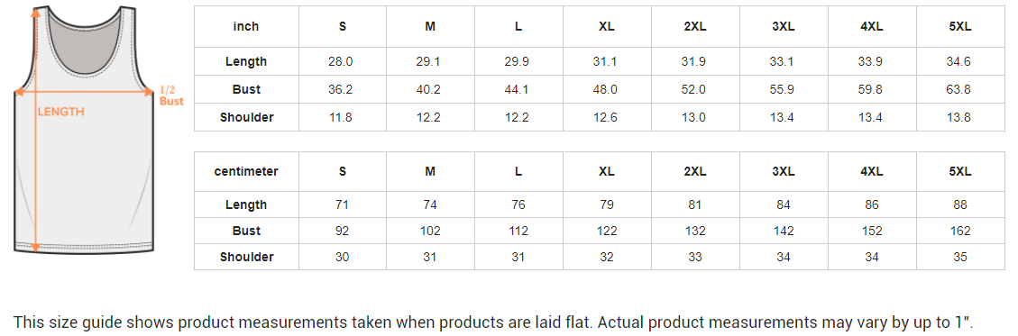 Tanktop size guild