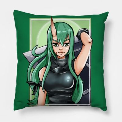 Hoshiguma Throw Pillow Official Arknights Merch