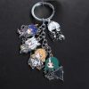 Arknights Anime Keychain Man Amiya Key Chain Women Key Holder Cute Couples Keyring SilverAsh Key Ring 1 - Arknights Shop