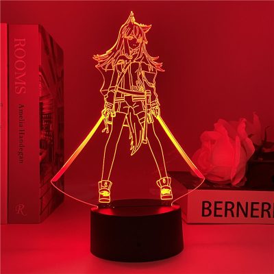 Arknights Night Light 3D Illusion Lamp Hot Game Light for Bedroom Decor LED Light Atmosphere Bedside 1 - Arknights Shop