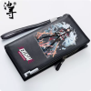 Game Arknights Exusiai Texas Long Short Purse PU Folding Wallet Men Women Cartoon Printing Card Holdr 1 - Arknights Shop