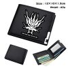 Game Arknights PU Wallet Student Short Bifold Otaku Purse Note Compartment Photo Passcard Card Holder Men 4 - Arknights Shop