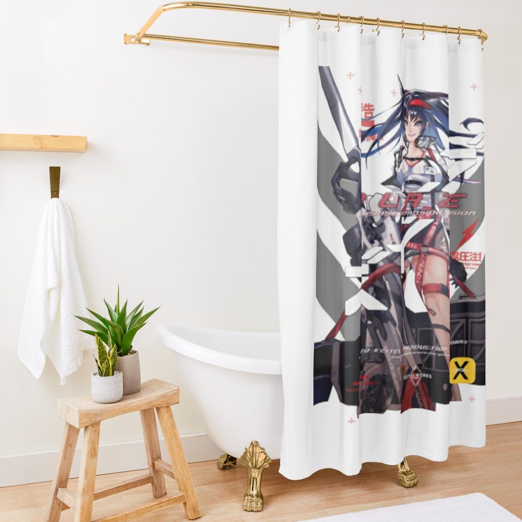 Arknights Blaze - Arknights Shower Curtain Official Arknights Merch