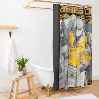 Arknights Asbestos Potrait Shower Curtain Official Arknights Merch