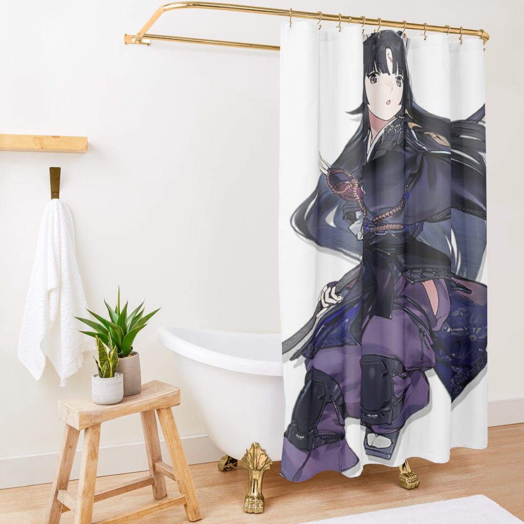 Saga Shower Curtain Official Arknights Merch