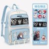 Arknights Pain Badge Transparent Backpack Anime Book Bags Laptop School Travel Girls Boys Rucksack Cartoon Gift - Arknights Shop