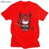 Surtr Kawaii Cartoon T Shirt Hot Game Arknights Shirt Couple Casual Graphics Summer Short Sleeve T 2 - Arknights Shop