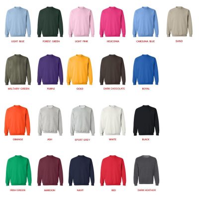 sweatshirt color chart - Arknights Shop